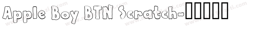 Apple Boy BTN Scratch字体转换